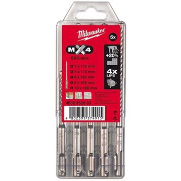 Milwaukee 4932352833 Set 5 Parça SDS Plus Matkap Ucu