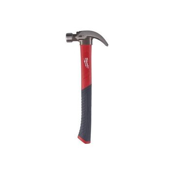 Milwaukee 4932478658 570 gr Fiber Saplı Kavisli Çivi Bölmeli Çekiç