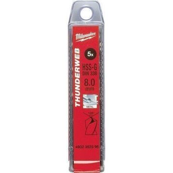 Milwaukee DIN338 5'li 12.5x151 mm 5'li Metal Matkap Ucu