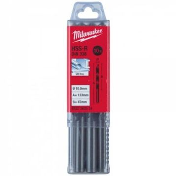 Milwaukee HSS-R 10'lu Paket 10.0x133 mm Metal Matkap Ucu