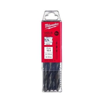 Milwaukee HSS-R 10'lu Paket 10.0x133 mm Metal Matkap Ucu