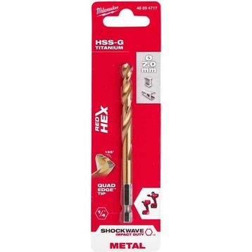 Milwaukee T48894717 109 mm 7X HEX Metal Matkap Ucu