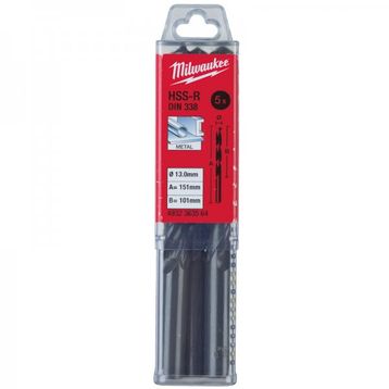 Milwaukee T4932363549 11.5x142 mm HSS-R Metal 5'li Paket Matkap Ucu