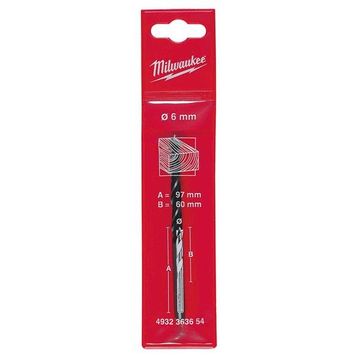 Milwaukee T4932363654 Klasik Seri 6 x 97 mm Ahşap Matkap Ucu