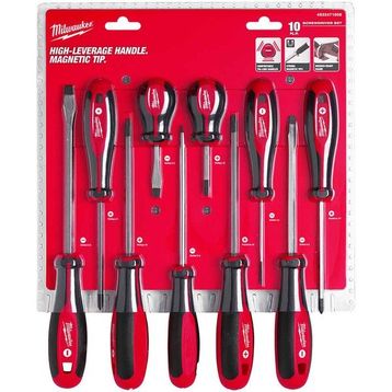 Milwaukee T4932471808 Tri-Lobe 10 Parça Tornavida Seti