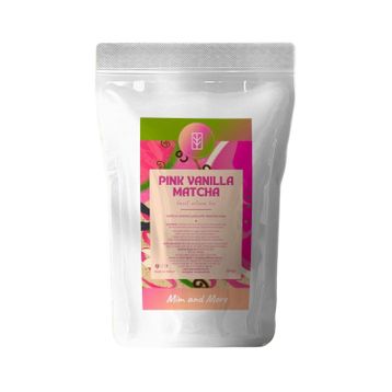 Mim and More 100 gr Vanilya Aromalı Pembe Superfood Matcha Tozu