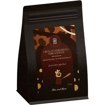 Mim and More 200 gr Çikolata Kurabiye Aromalı Türk Kahvesi