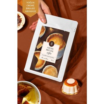 Mim and More 200 gr Creme Brulee Coffee Creme Brulee Aromalı Kahve Çekirdek Kahve