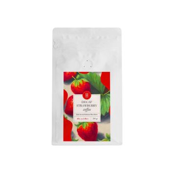 Mim and More 200 gr Decaf Strawberry Coffee Kafeinsiz Çilek Aromalı Filtre Kahve