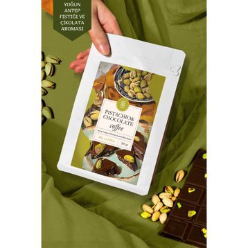 Mim And More 200 gr Pistachio Chocolate Coffee Antep Fıstıklı Çikolata Aromalı Kahve Filtre Kahve