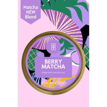 Mim and More 25 gr Böğürtlenli Matcha Çayı