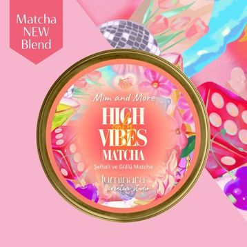 Mim and More 25 gr Gül ve Şeftali Aromalı Matcha