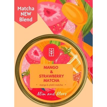 Mim and More 25 gr Mango Strawberry Mango ve Çilek Aromalı Matcha