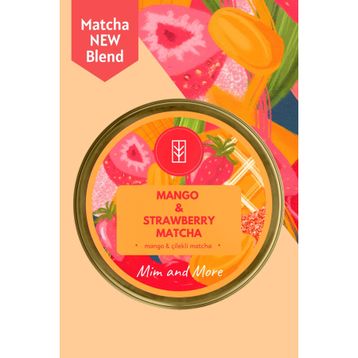 Mim and More 25 gr Mango Strawberry Mango ve Çilek Aromalı Matcha