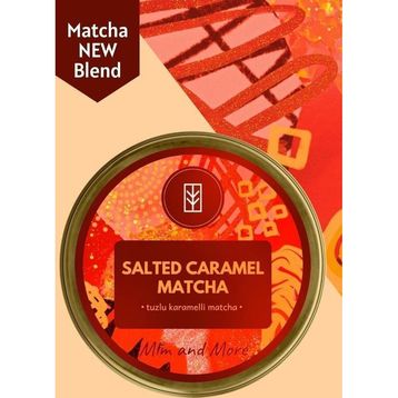 Mim and More 25 gr Salted Caramel Matcha Tuzlu Karamel Aromalı Matcha