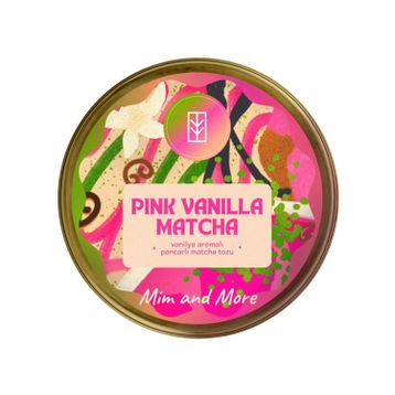 Mim and More 25 gr Vanilya Aromalı Pembe Superfood Matcha Tozu