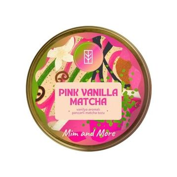 Mim and More 25 gr Vanilya Aromalı Pembe Superfood Matcha Tozu