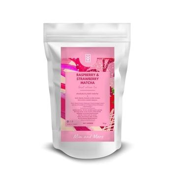 Mim and More 50 gr Ahududulu ve Çilek Aromalı Matcha