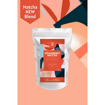 Mim and More 50 gr Çilek Aromalı Matcha