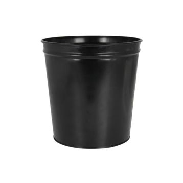 Mimaks D-1 Metal Siyah Çöp Kovası