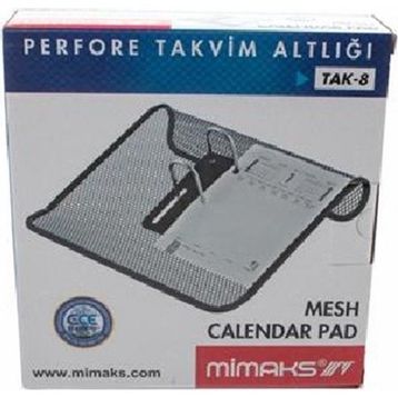 Mimaks Metal Perfore Takvim Altlığı