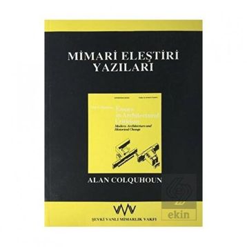 Mimari Eleştiri Yazıları - Alan Coloquhoun