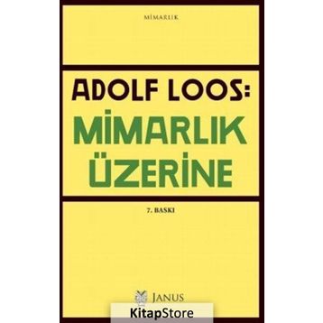 Mimarlık Üzerine - Adolf Loos