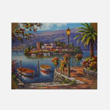 Mina Art 60x120 cm UV Baskı Kanvas İşlemeli Tablo