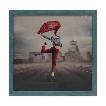 Mina Art AS 33x33 cm Çerçeveli Linen Baskı Tablo