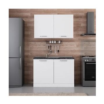 Minar 120-B1 Beyaz 120 cm Mutfak Dolabı