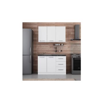 Minar 125-B2 Beyaz 125 cm Mutfak Dolabı