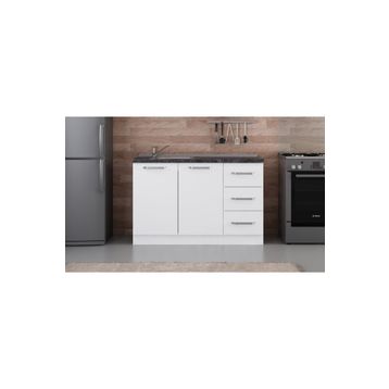Minar 130 B2 Beyaz 130 cm Mutfak Dolabı