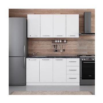 Minar 160-B1 Beyaz 160 cm Mutfak Dolabı