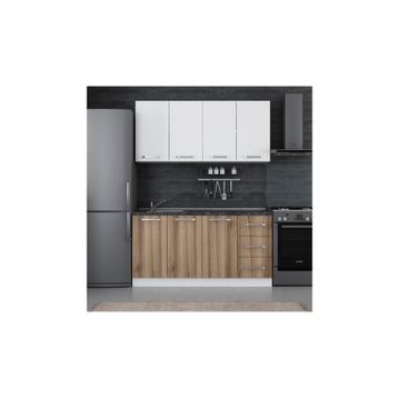Minar 160 D1 Beyaz Dore 160 cm Mutfak Dolabı