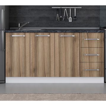 Minar 160 D1 Beyaz Dore 160 cm Mutfak Dolabı