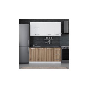 Minar 165 D2 Beyaz Dore 165 cm Mutfak Dolabı