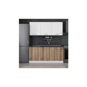 Minar 180-D1 Beyaz Dore 180 cm Mutfak Dolabı