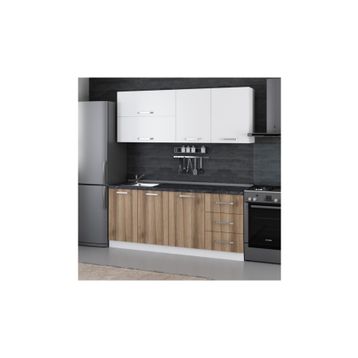 Minar 190-D2 Beyaz Dore 190 cm Mutfak Dolabı