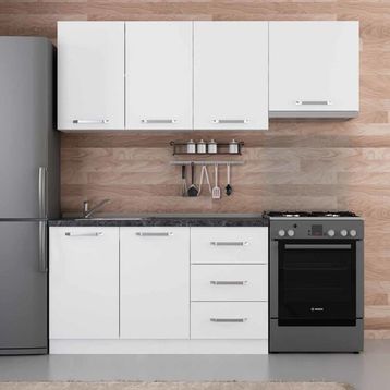 Minar 200-B4 Beyaz 200 cm Mutfak Dolabı