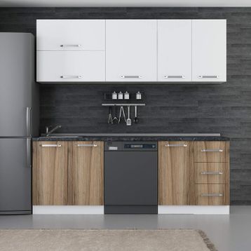 Minar 220-D10 Beyaz Dore 220 cm Mutfak Dolabı