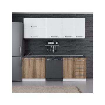 Minar 220-D10 Beyaz Dore 220 cm Mutfak Dolabı