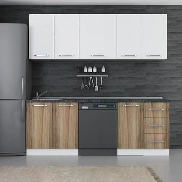 Minar 220-D11 Beyaz Dore 220 cm Mutfak Dolabı