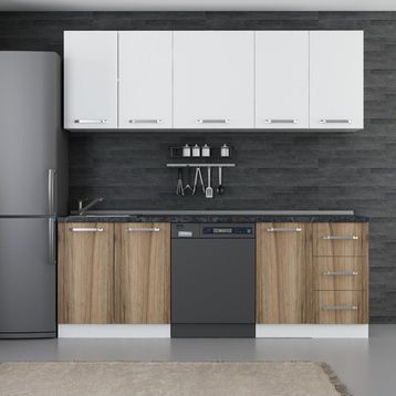 Minar 220-D11 Beyaz Dore 220 cm Mutfak Dolabı