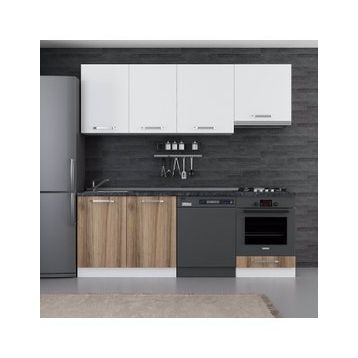 Minar 220-D14 Beyaz Dore 220 cm Mutfak Dolabı