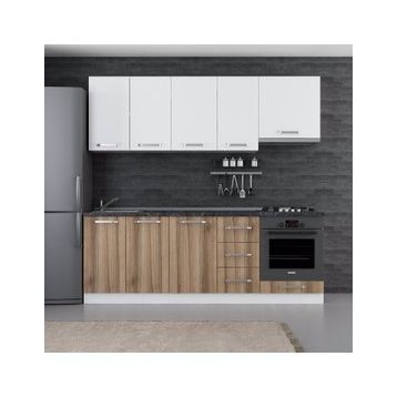 Minar 230-D8 Beyaz Dore 225 cm Mutfak Dolabı