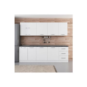 Minar 260-B1 Mirel Beyaz 260 cm Mutfak Dolabı