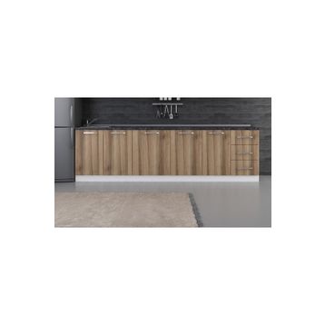 Minar 290-D1 Beyaz Dore 290 cm Alt Mutfak Dolabı