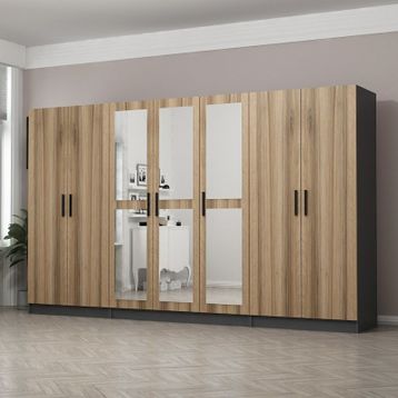 Minar 290-D6 Lotus Beyaz Dore 290 cm Mutfak Dolabı