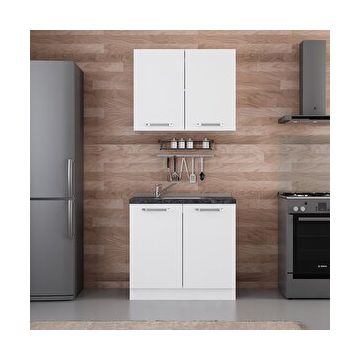 Minar 90-B1 Beyaz 90 cm Mutfak Dolabı