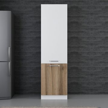 Minar D60 D1 Beyaz Dore 60 cm Mutfak Boy Dolabı